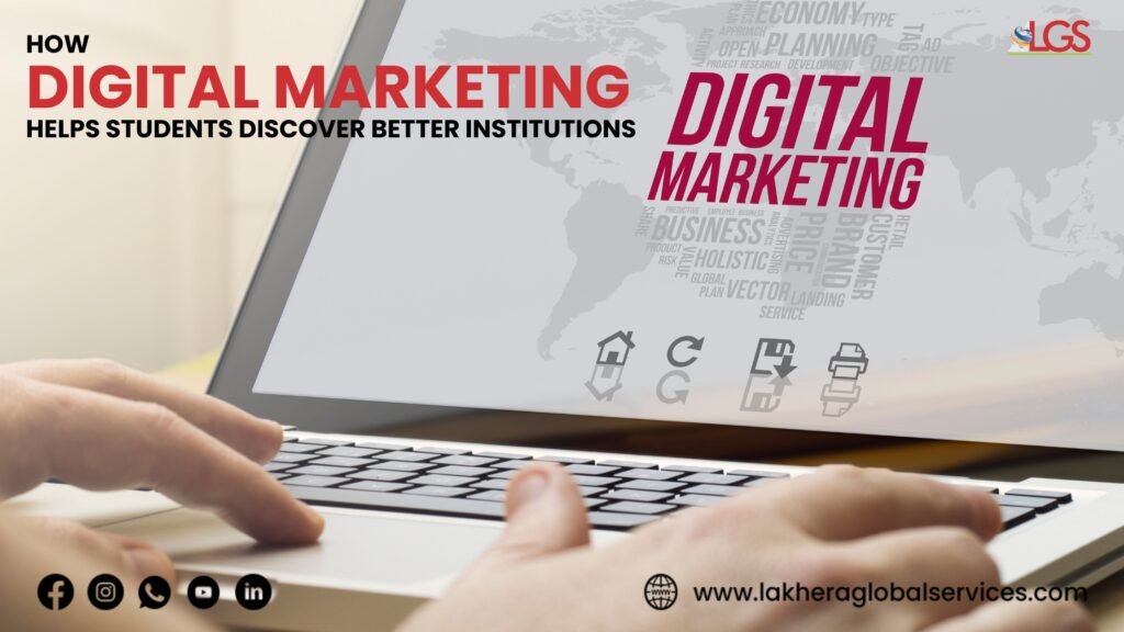 How Digital Marketing Helps Students Discover Better Institutions